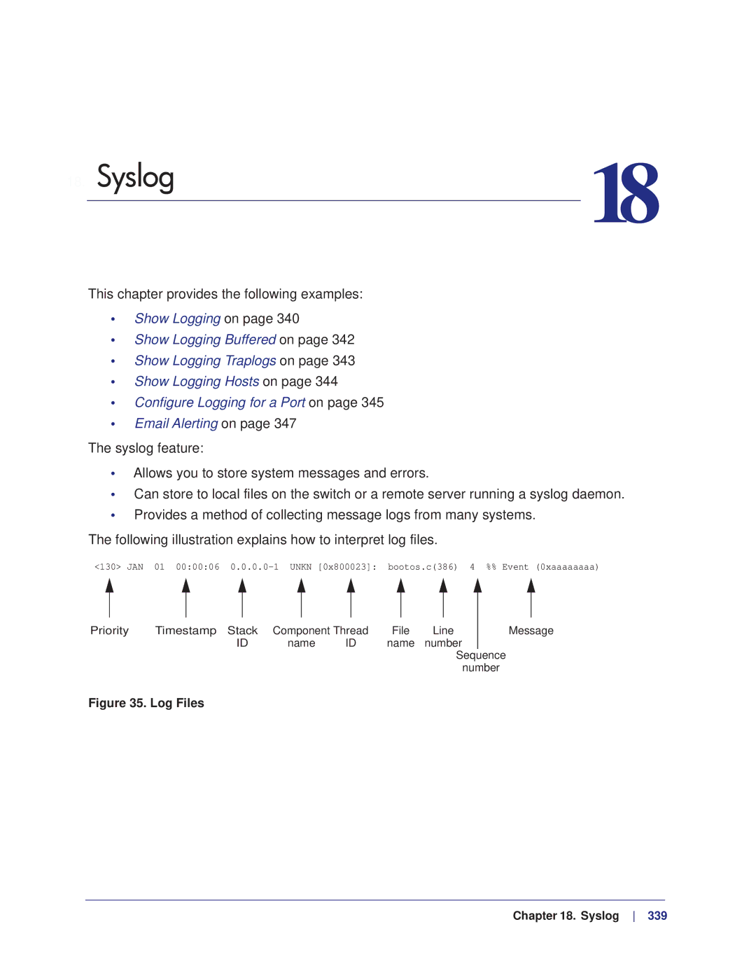 NETGEAR M4100, M7100 manual Log Files Syslog 