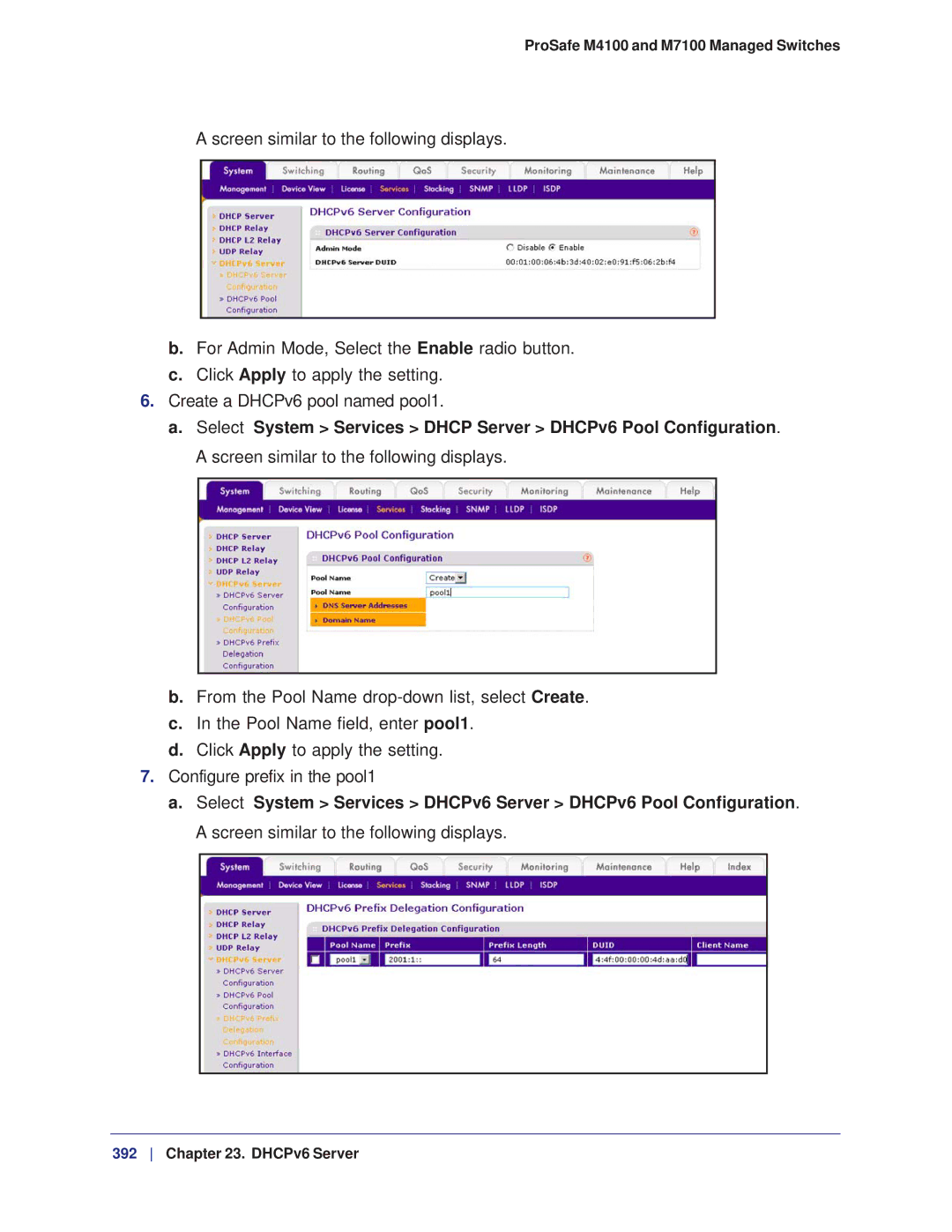 NETGEAR manual ProSafe M4100 and M7100 Managed Switches 