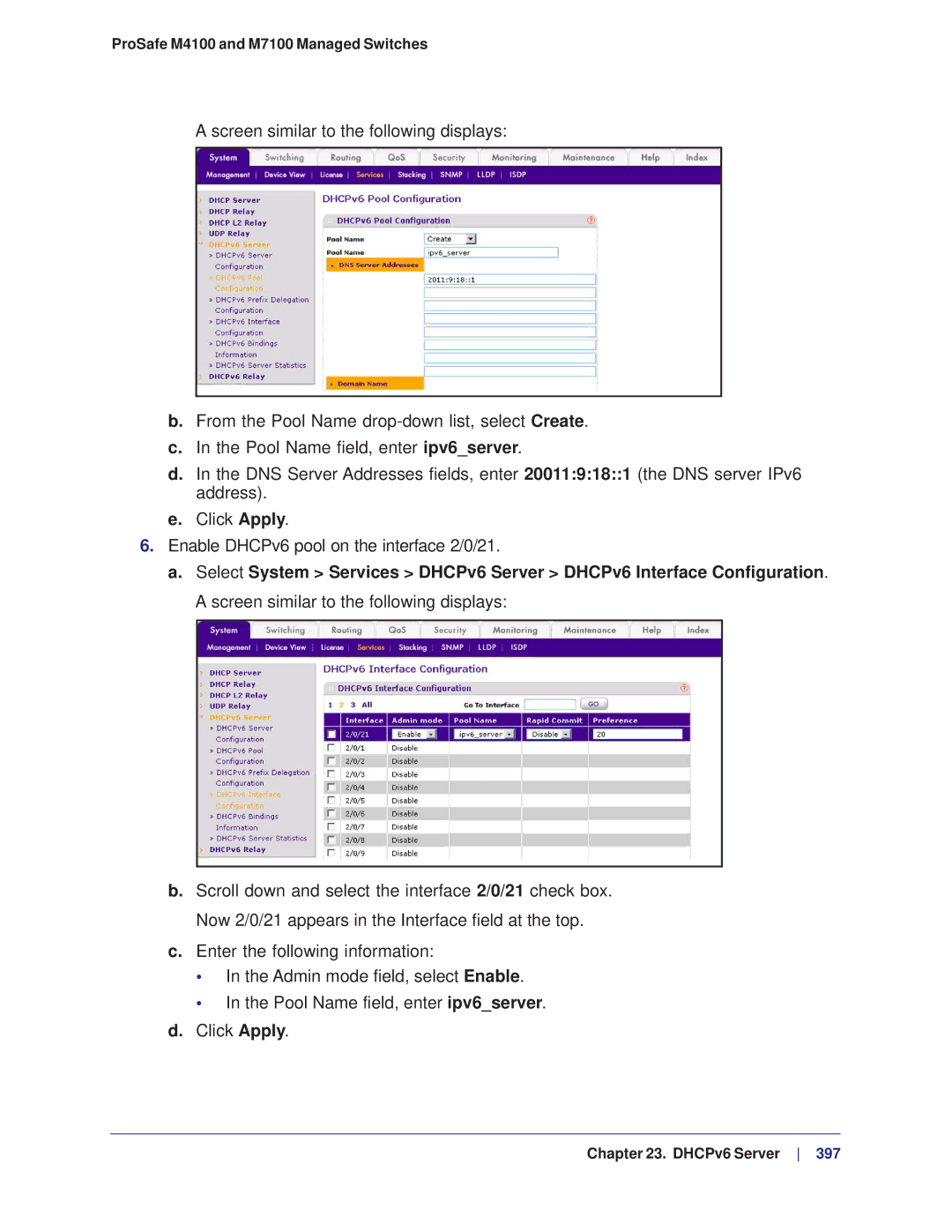 NETGEAR manual ProSafe M4100 and M7100 Managed Switches 