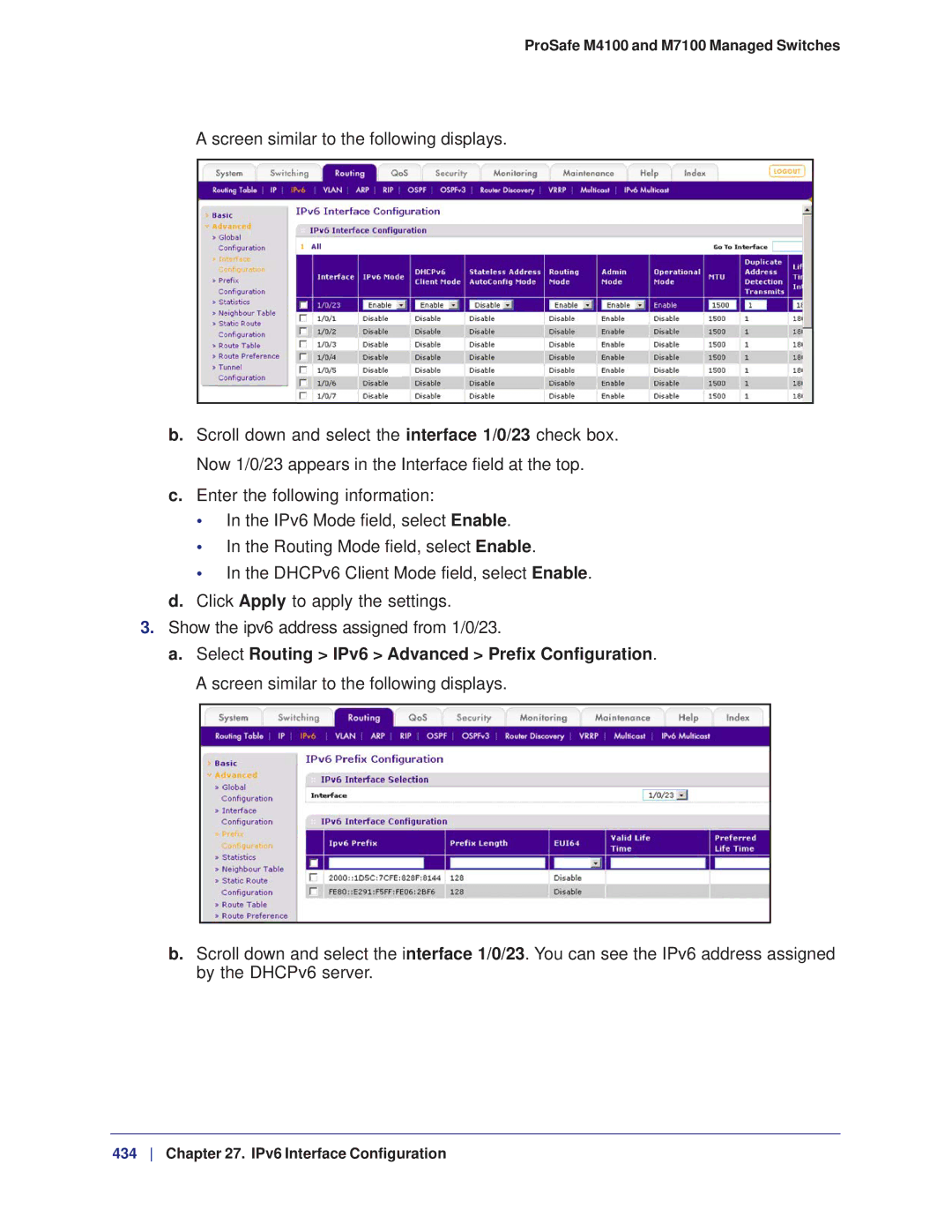 NETGEAR manual ProSafe M4100 and M7100 Managed Switches 