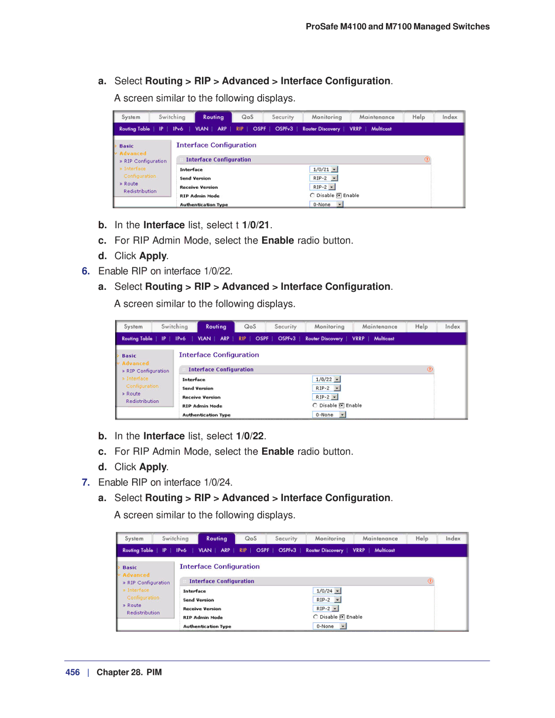 NETGEAR manual ProSafe M4100 and M7100 Managed Switches 