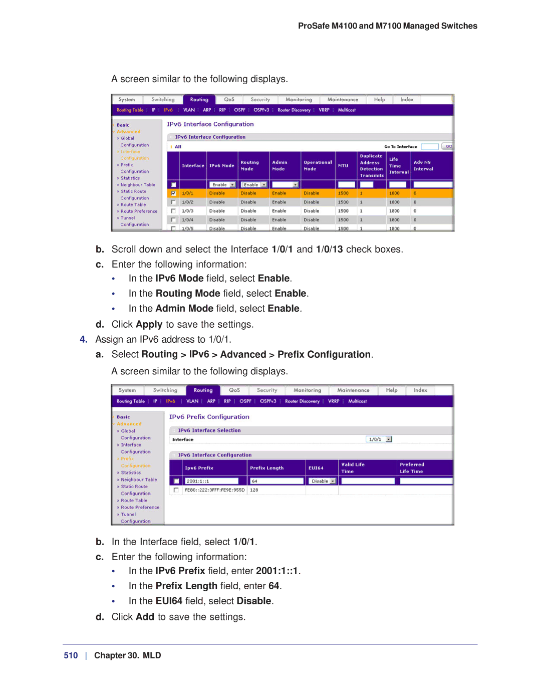 NETGEAR manual ProSafe M4100 and M7100 Managed Switches 