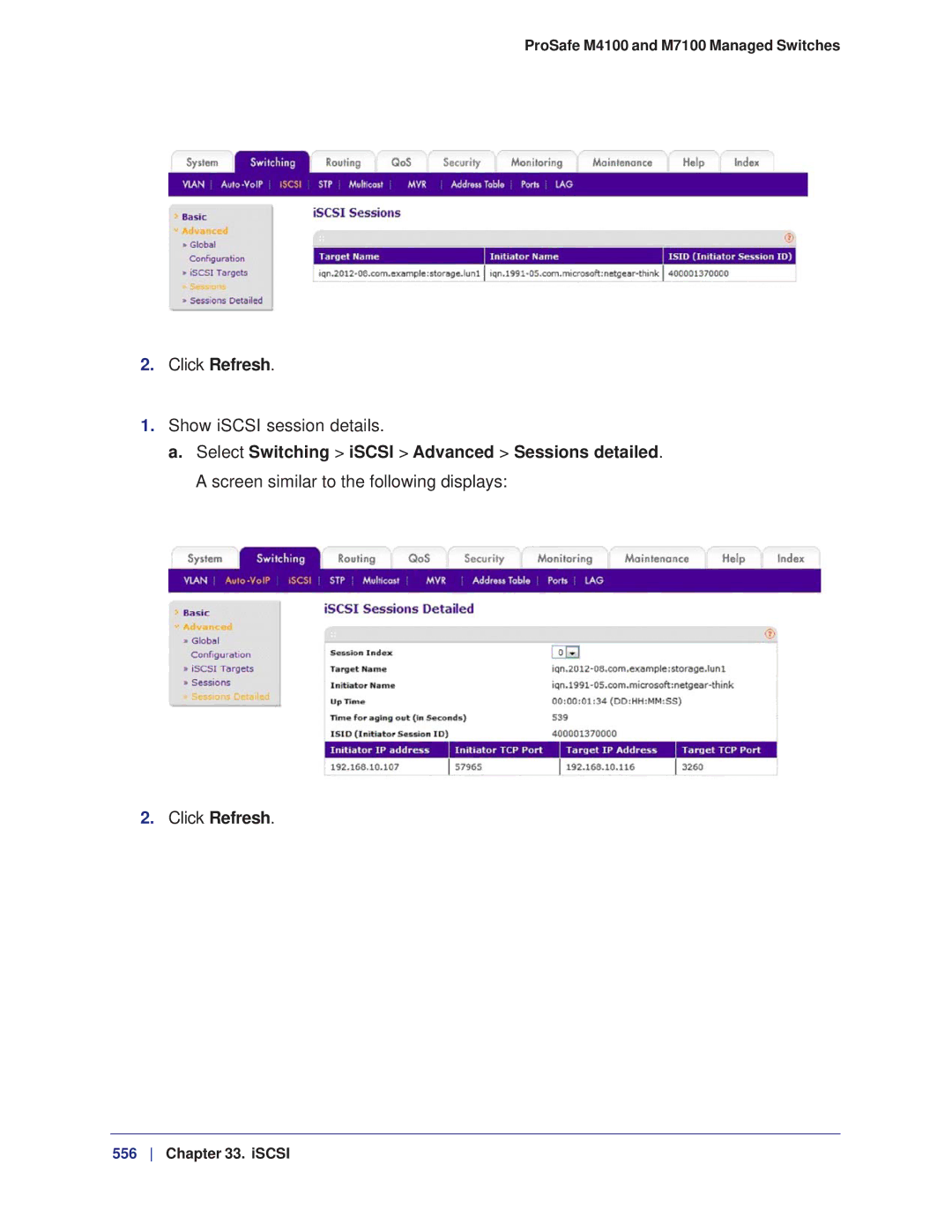 NETGEAR manual ProSafe M4100 and M7100 Managed Switches 