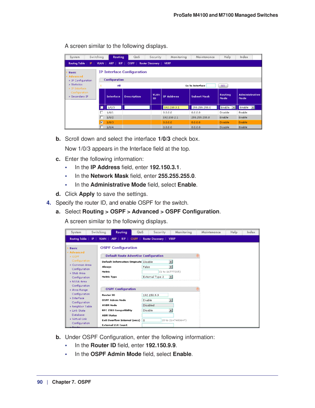 NETGEAR manual ProSafe M4100 and M7100 Managed Switches 