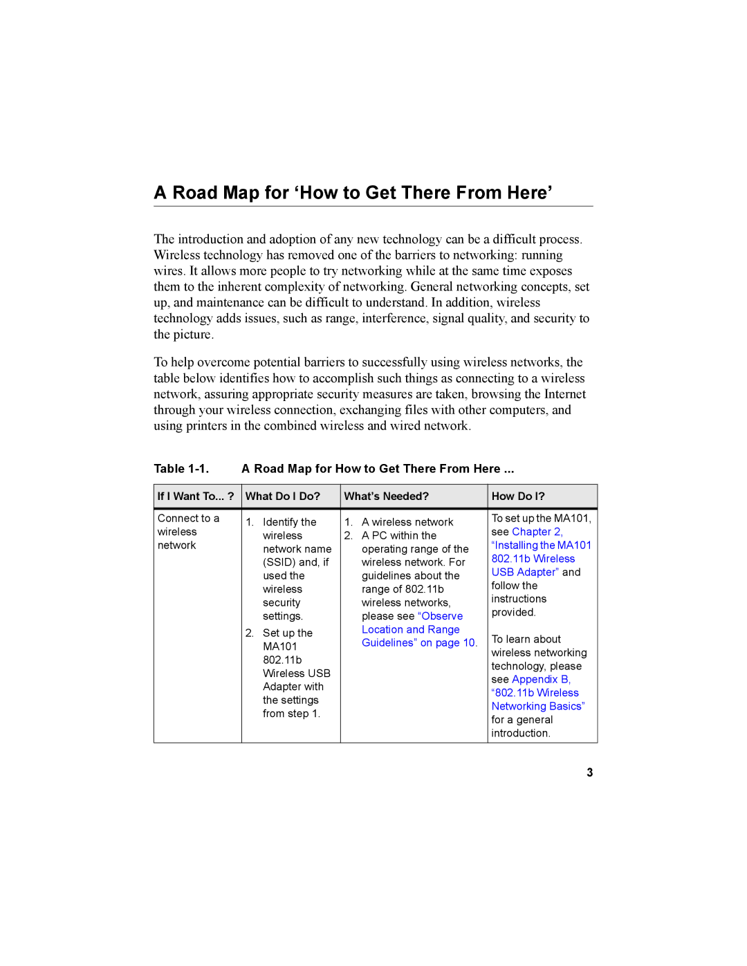 NETGEAR MA101 manual Road Map for ‘How to Get There From Here’, Road Map for How to Get There From Here 