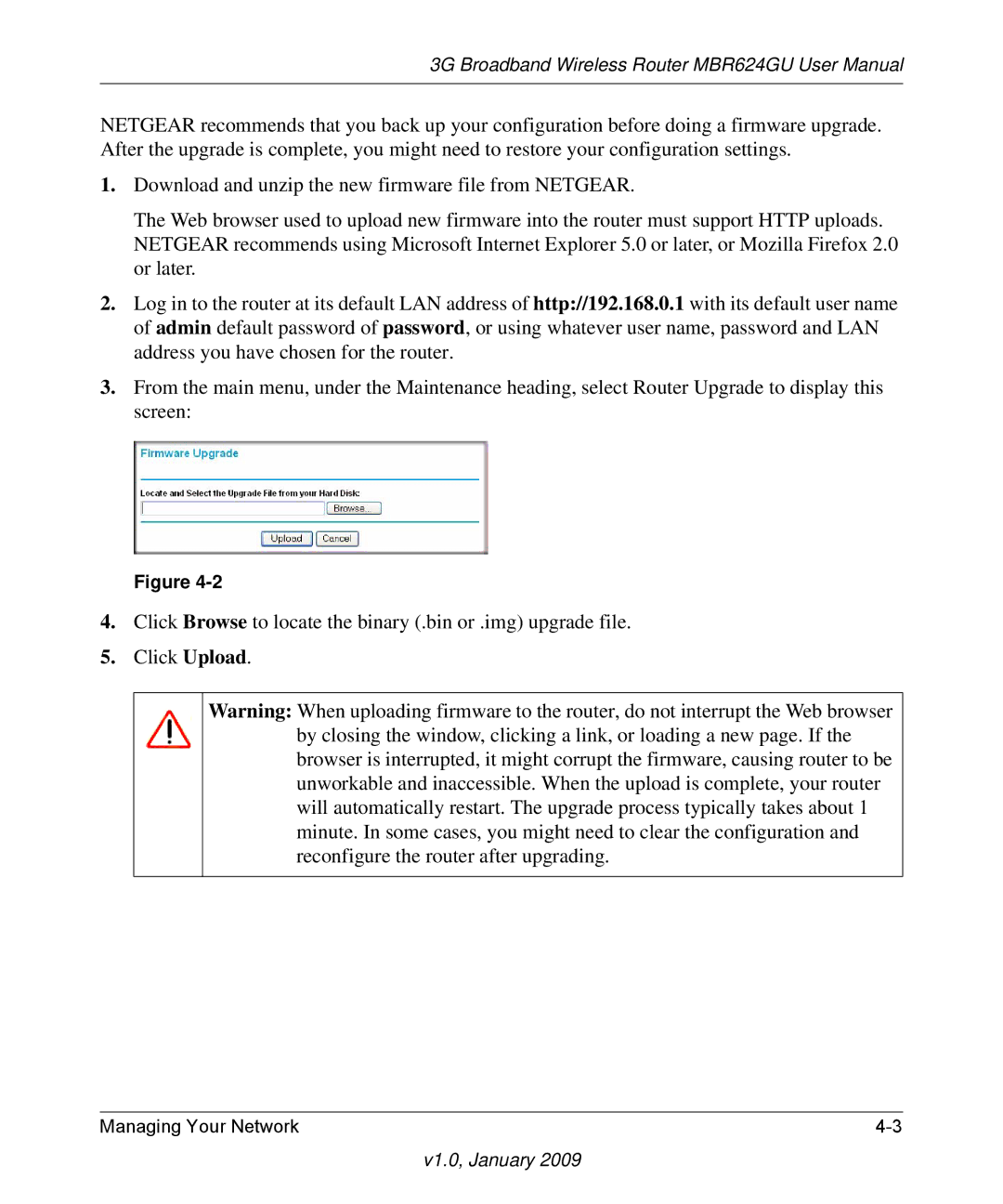 NETGEAR MBR624GU user manual V1.0, January 