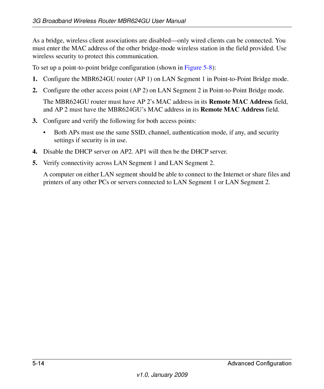 NETGEAR MBR624GU user manual V1.0, January 