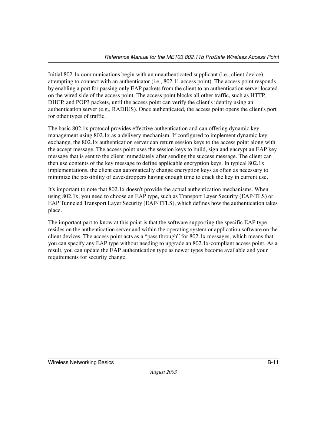 NETGEAR ME103 manual Wireless Networking Basics 