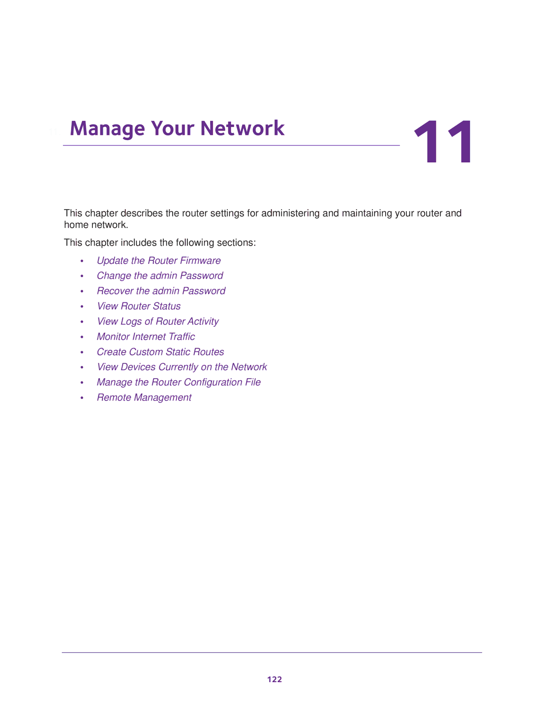 NETGEAR Model R7000 user manual Manage Your Network 