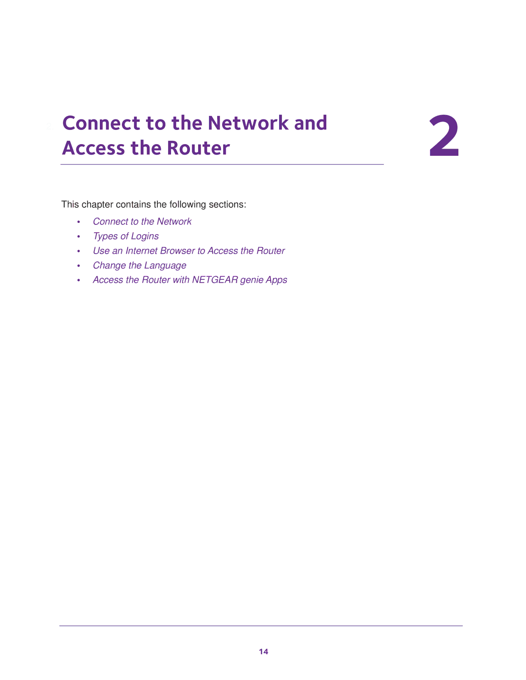 NETGEAR Model R7000 user manual Connect to the Network Access the Router 