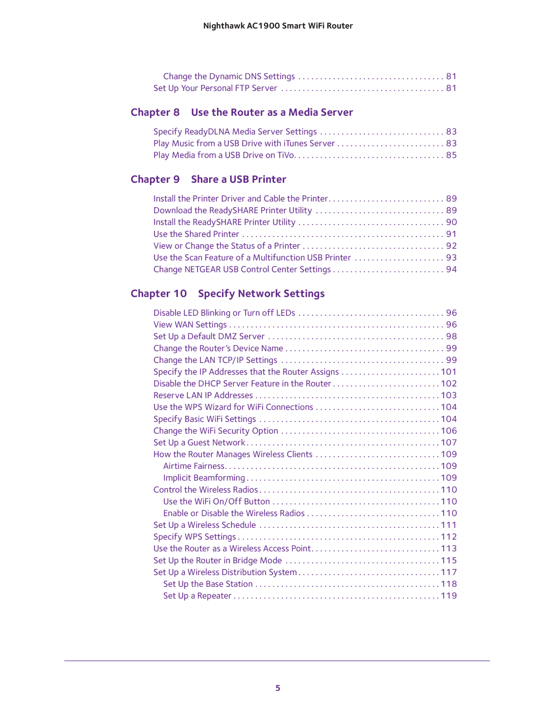 NETGEAR Model R7000 user manual Use the Router as a Media Server 