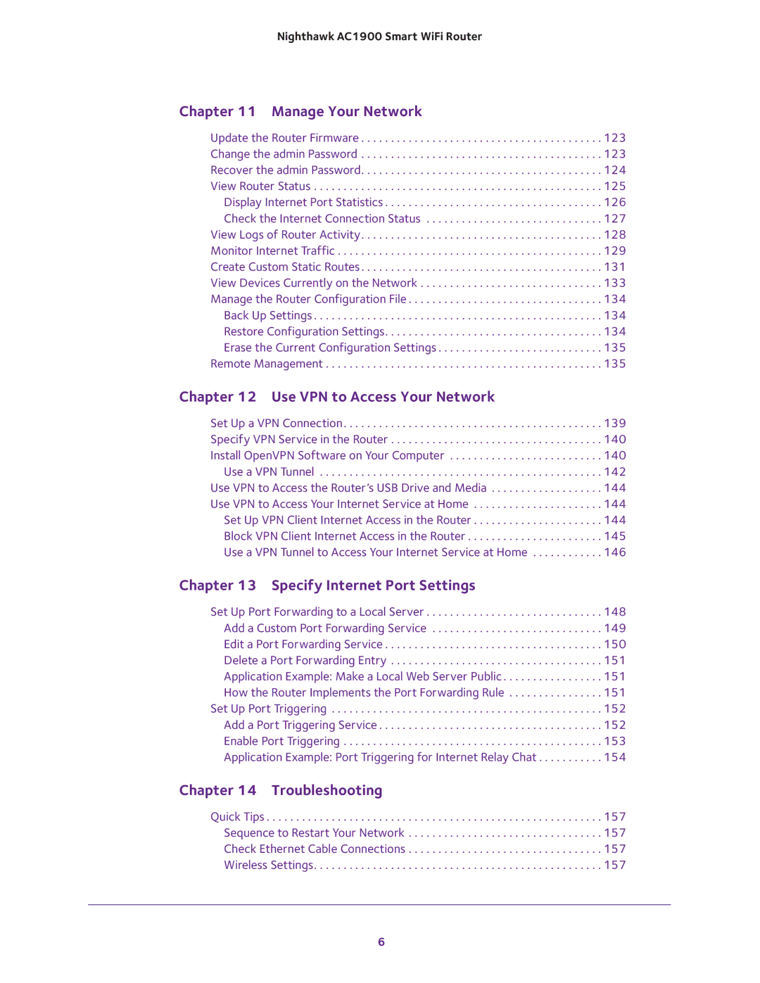 NETGEAR Model R7000 user manual Manage Your Network 