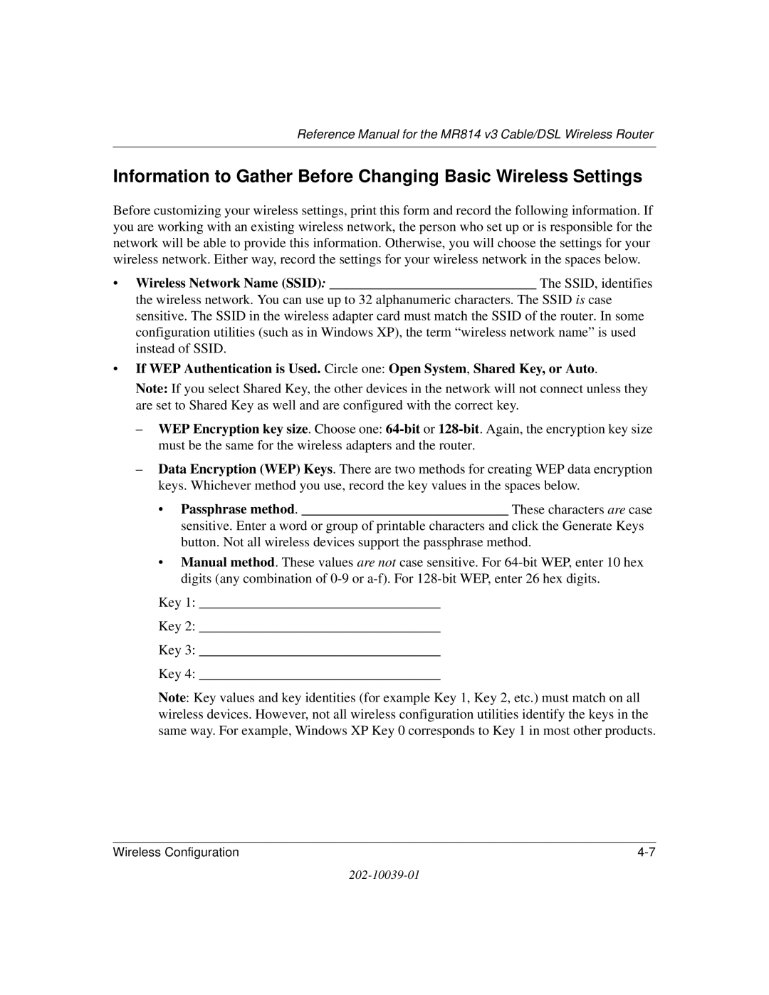 NETGEAR manual Reference Manual for the MR814 v3 Cable/DSL Wireless Router 