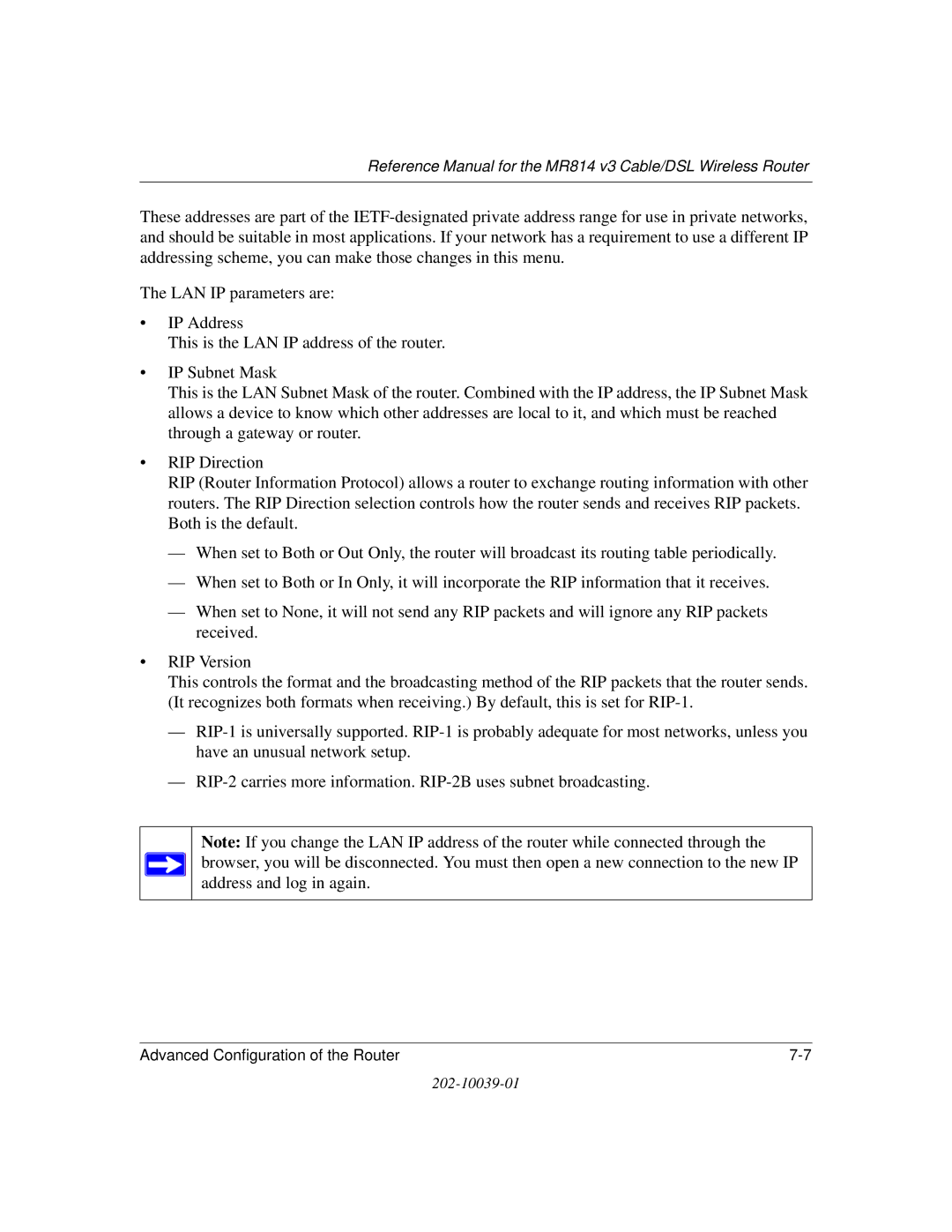 NETGEAR manual Reference Manual for the MR814 v3 Cable/DSL Wireless Router 