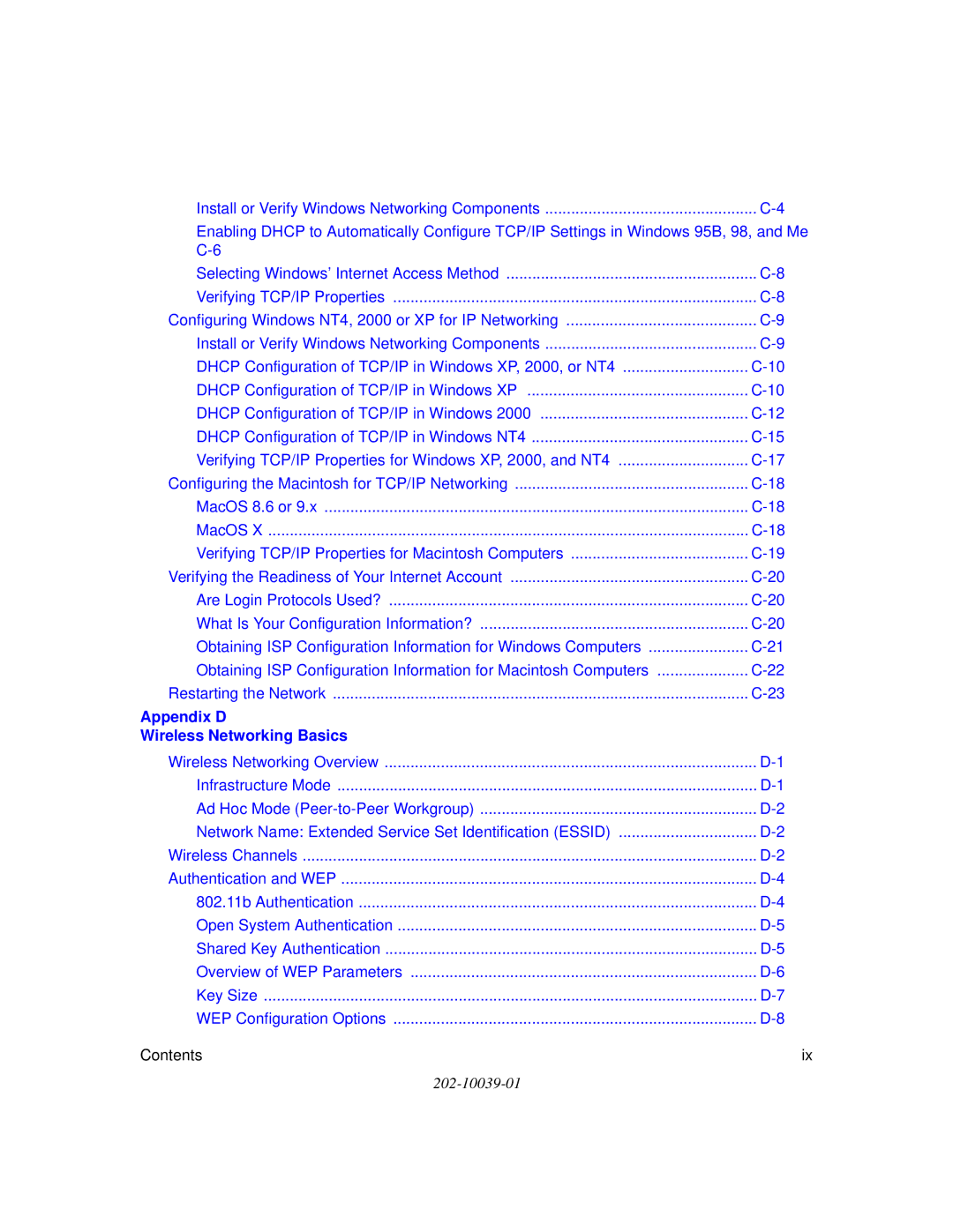 NETGEAR MR814 v3 manual Appendix D Wireless Networking Basics 