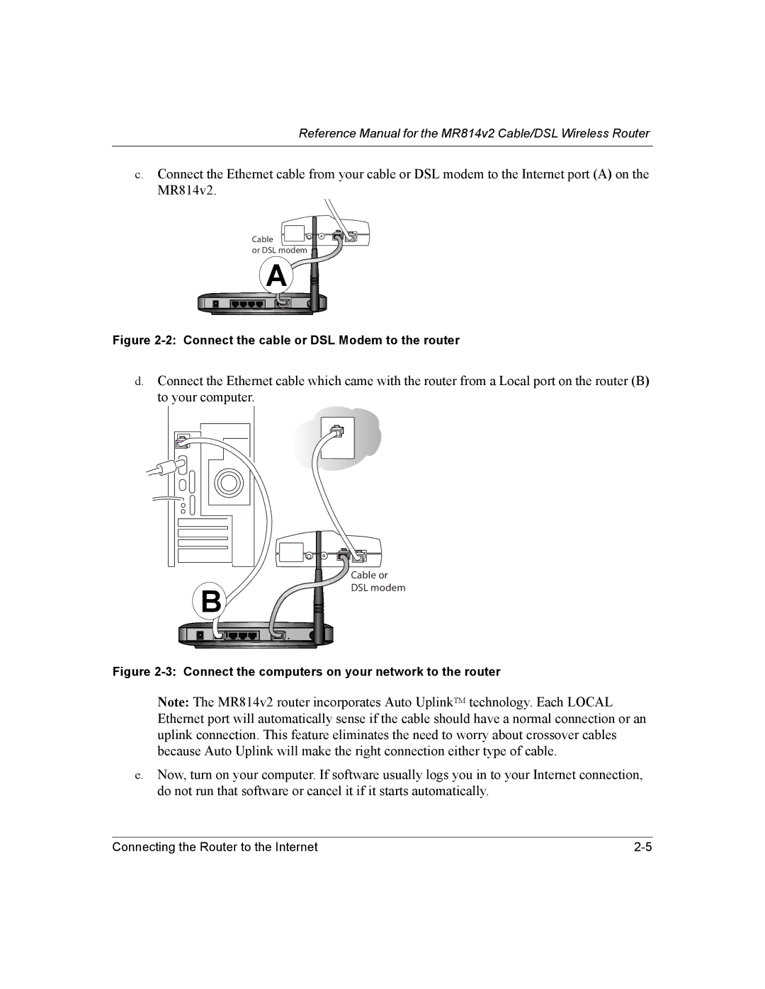 NETGEAR MR814v2 manual From 