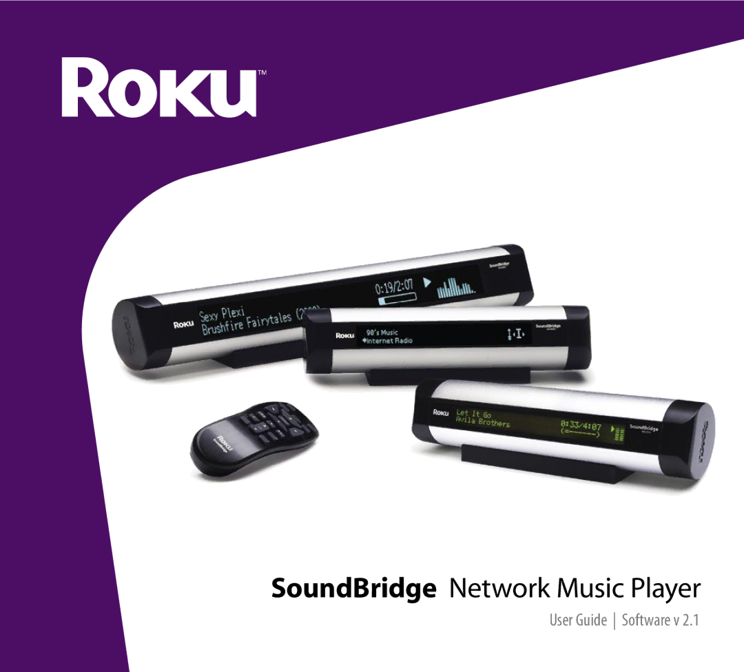 NETGEAR manual SoundBridge Network Music Player 