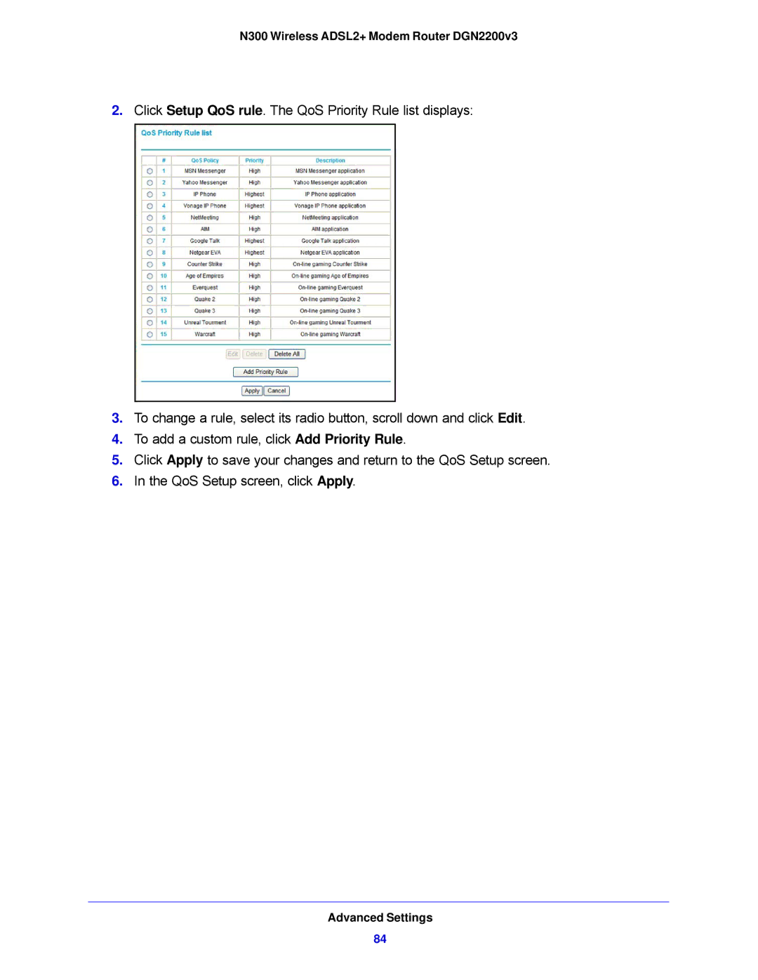 NETGEAR DGN2200V3 user manual N300 Wireless ADSL2+ Modem Router DGN2200v3 