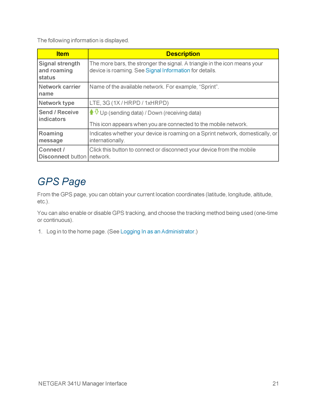 NETGEAR NETGEAR 341U manual Gps 