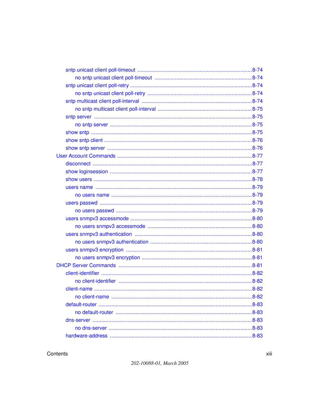 NETGEAR NETGEAR user manual User Account Commands 