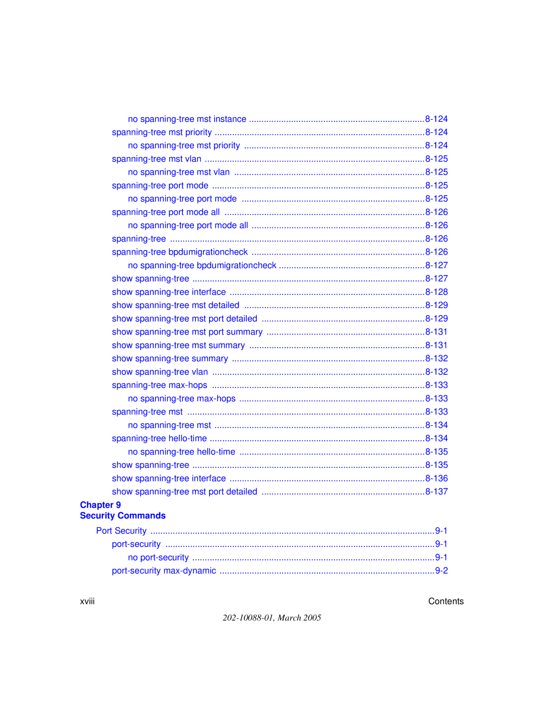 NETGEAR NETGEAR user manual Chapter Security Commands 