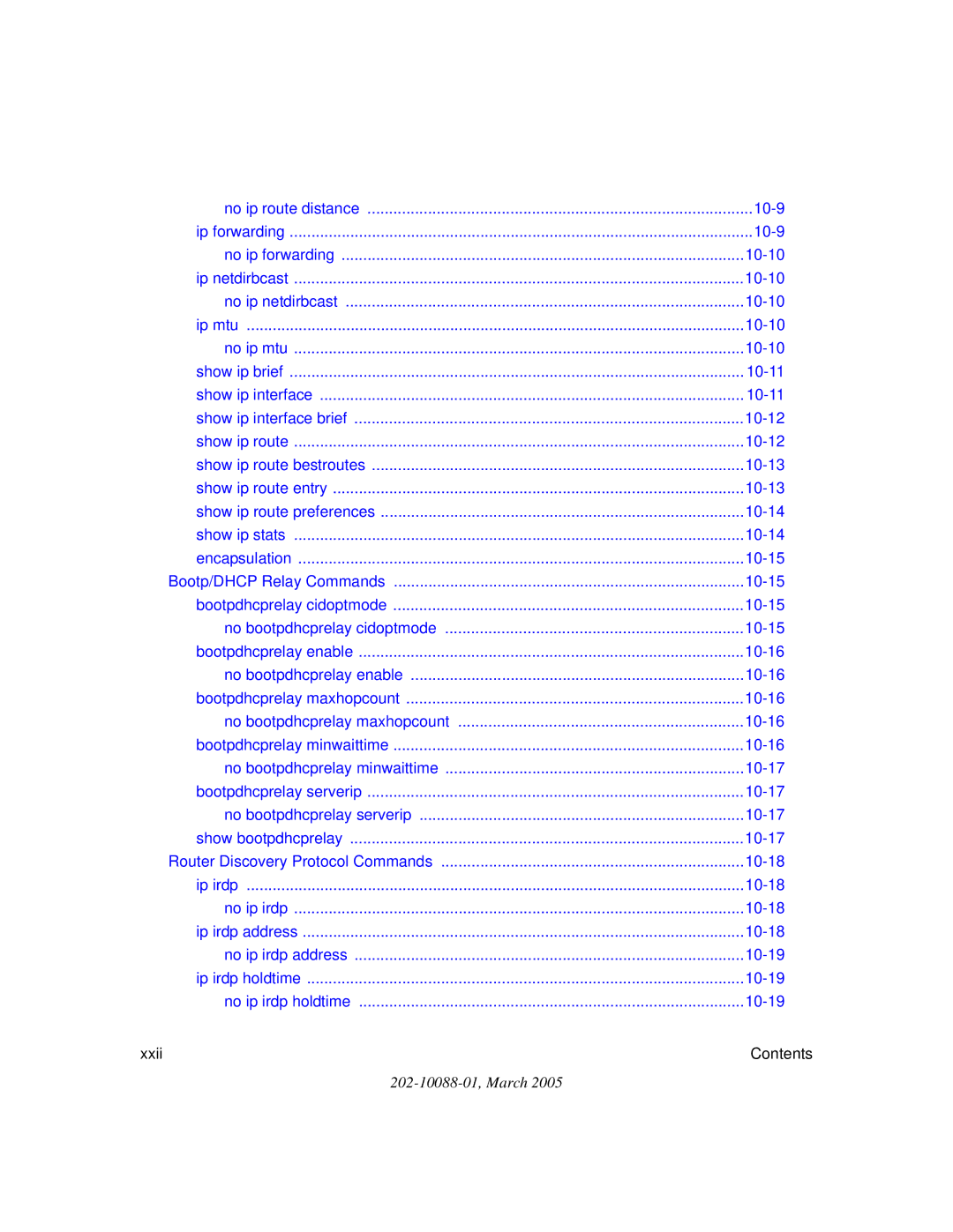 NETGEAR NETGEAR user manual Xxii 