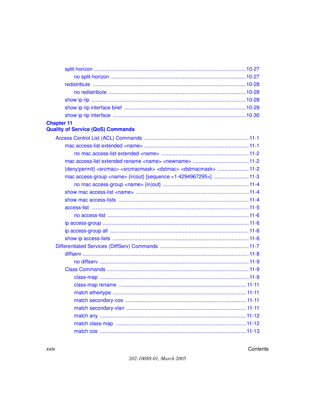 NETGEAR NETGEAR user manual Chapter Quality of Service QoS Commands 