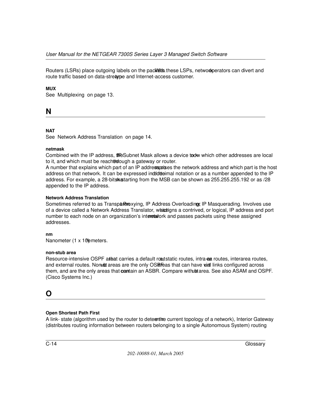 NETGEAR NETGEAR user manual See Multiplexing on 