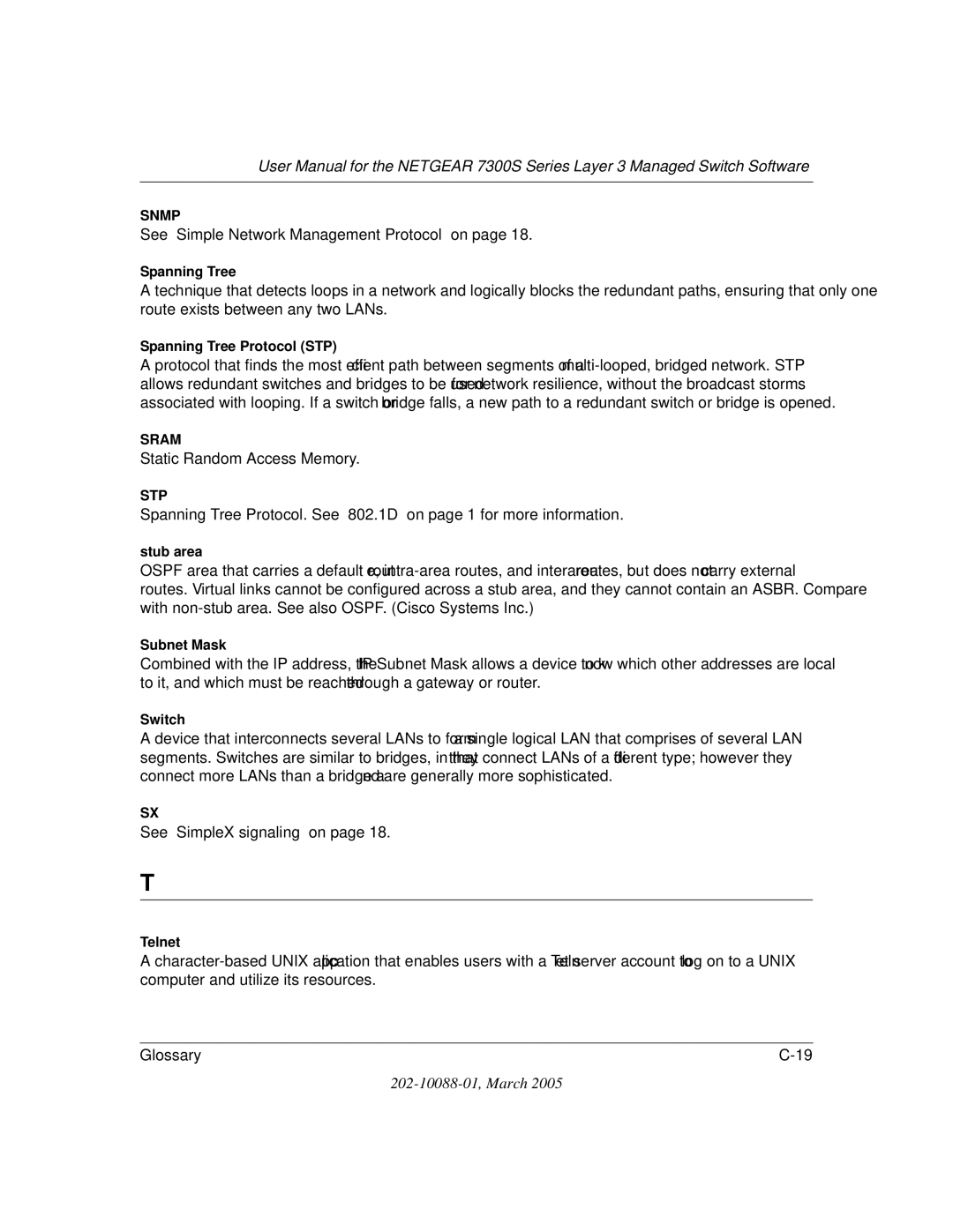 NETGEAR NETGEAR user manual See Simple Network Management Protocol on 