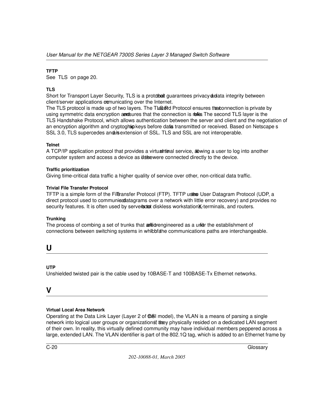 NETGEAR NETGEAR user manual See TLS on 