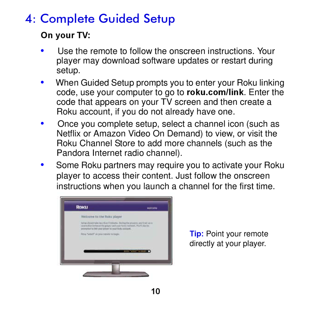 NETGEAR NTV250-100NAS manual Complete Guided Setup, On your TV 