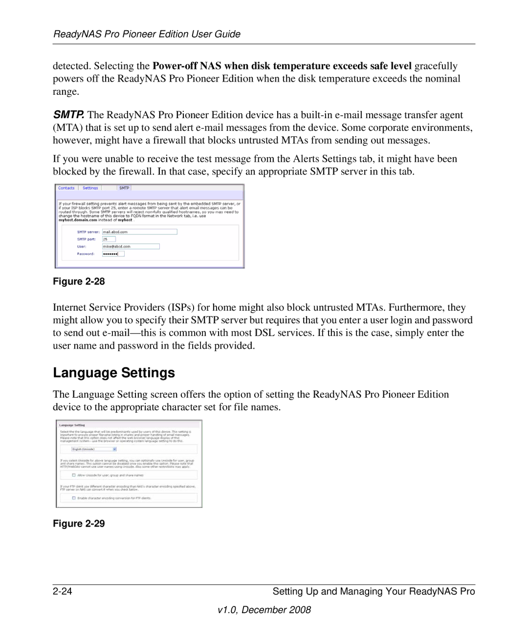 NETGEAR Pioneer Edition manual Language Settings 