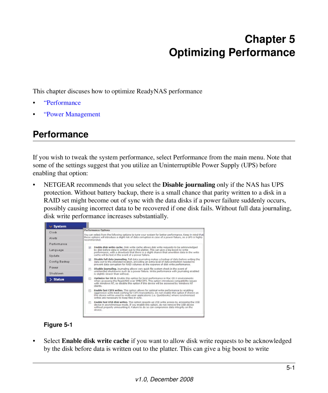 NETGEAR Pioneer Edition manual Chapter Optimizing Performance 