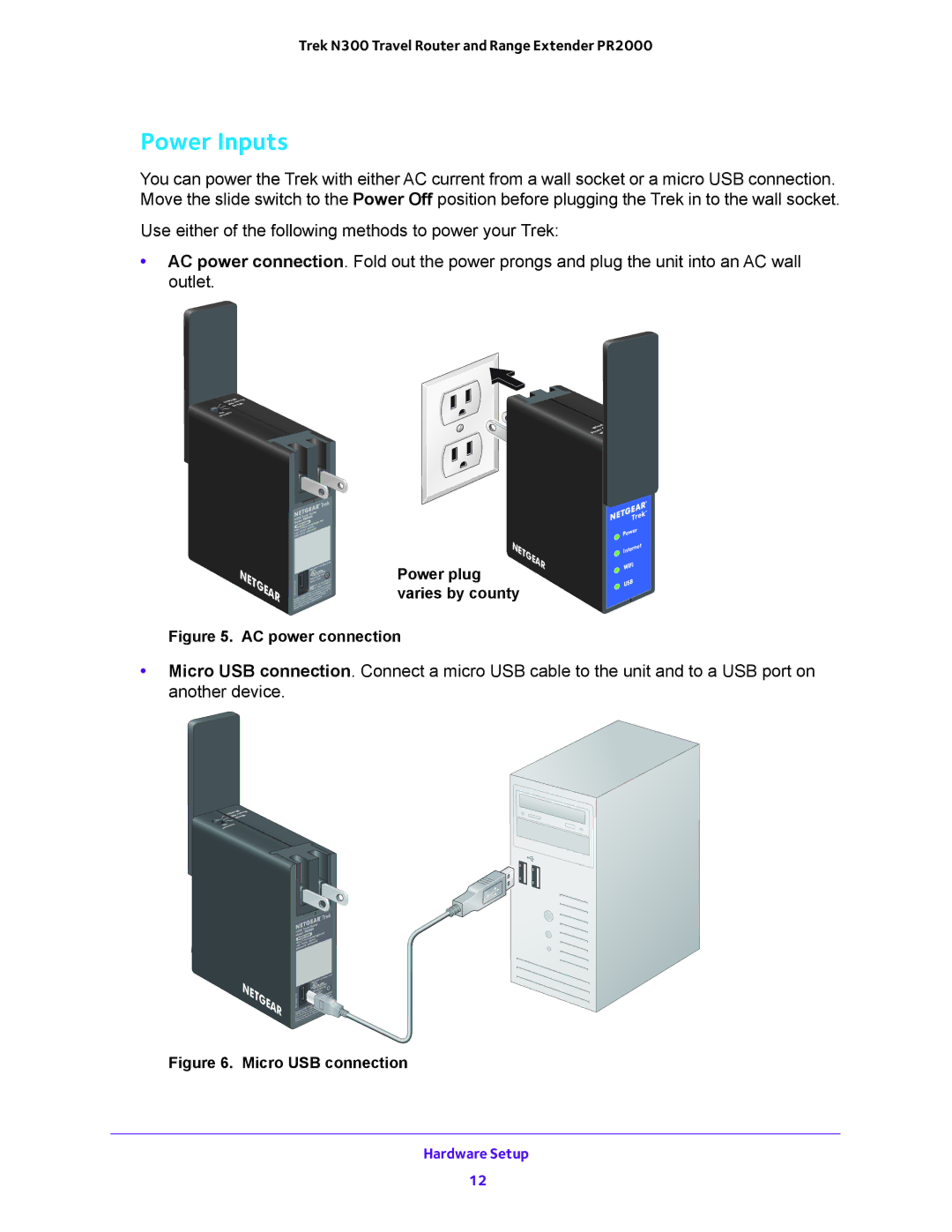 NETGEAR PR2000 user manual Power Inputs, Netgear 