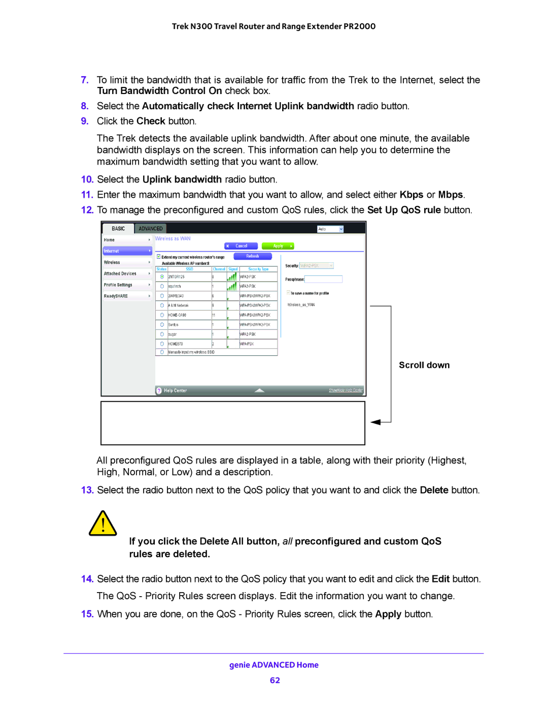 NETGEAR PR2000 user manual Scroll down 