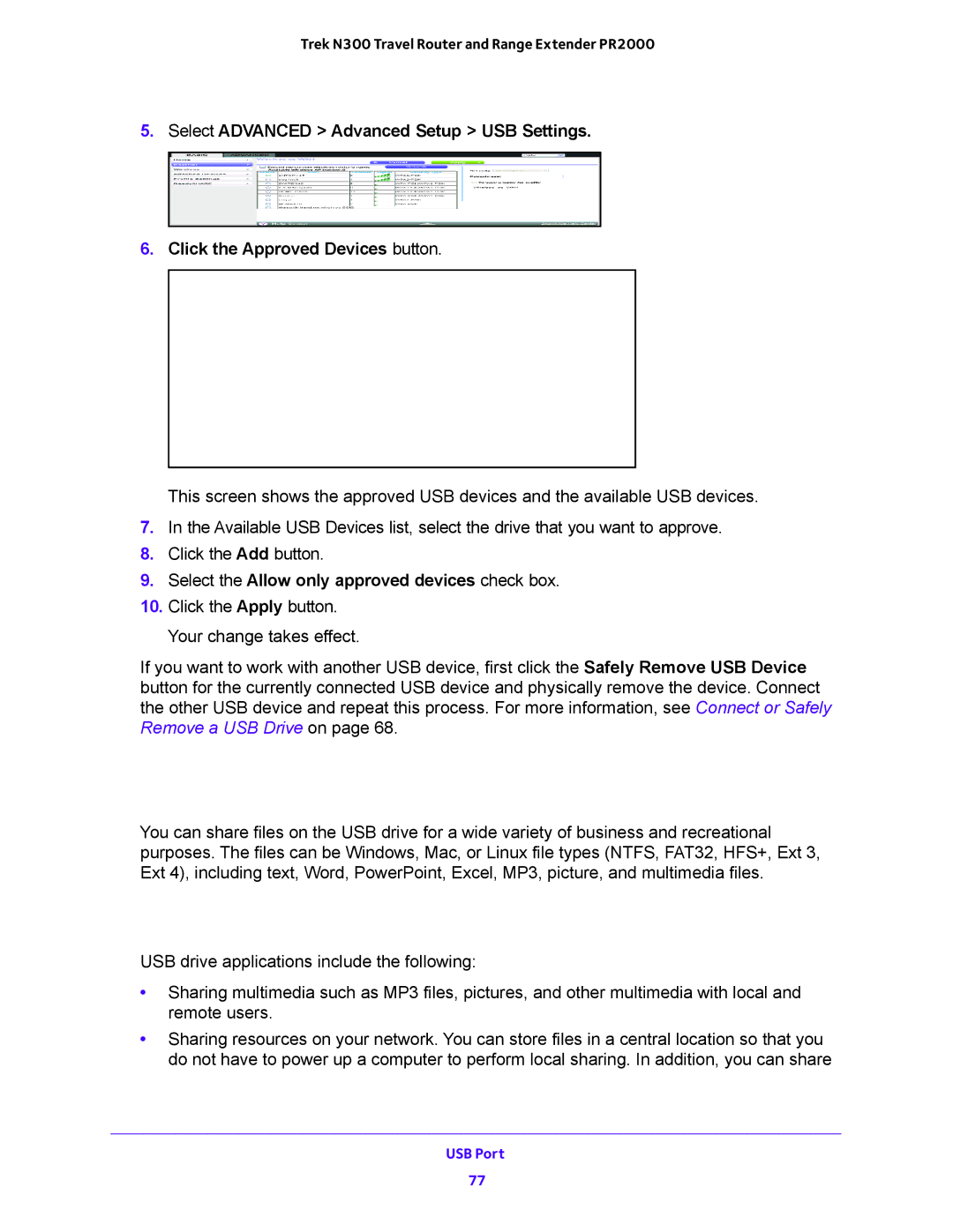 NETGEAR PR2000 user manual Access and Share Your Network Storage, Common Uses of Network Sharing 