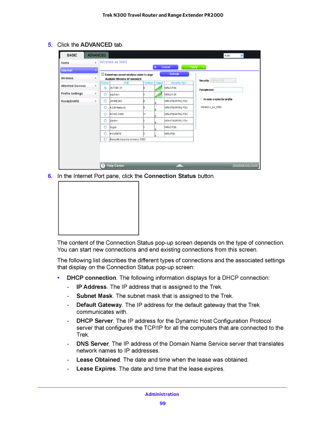 NETGEAR PR2000 user manual Administration 