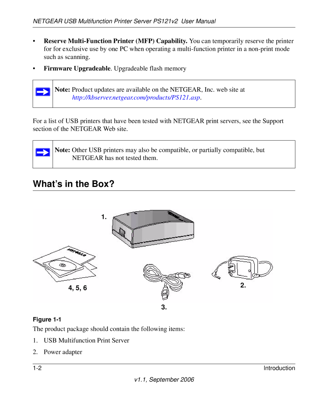 NETGEAR PS121v2 user manual What’s in the Box? 