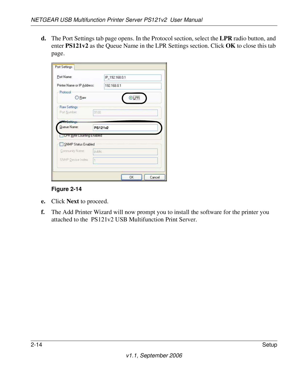 NETGEAR PS121v2 user manual V1.1, September 