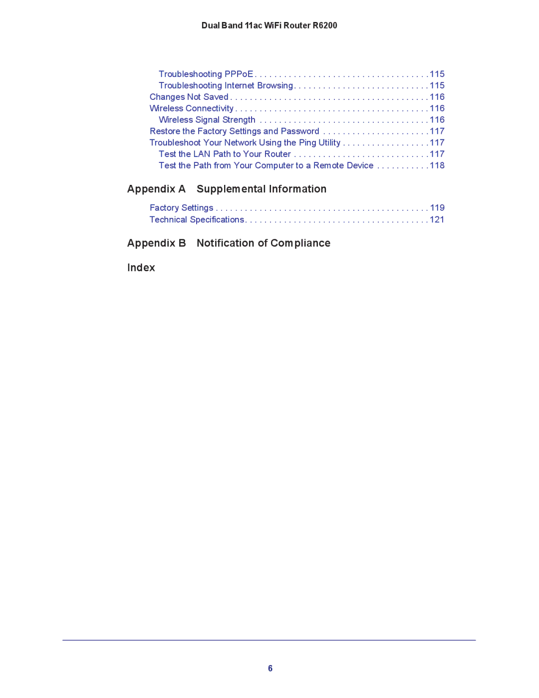 NETGEAR R6200-100NAS user manual Appendix a Supplemental Information 