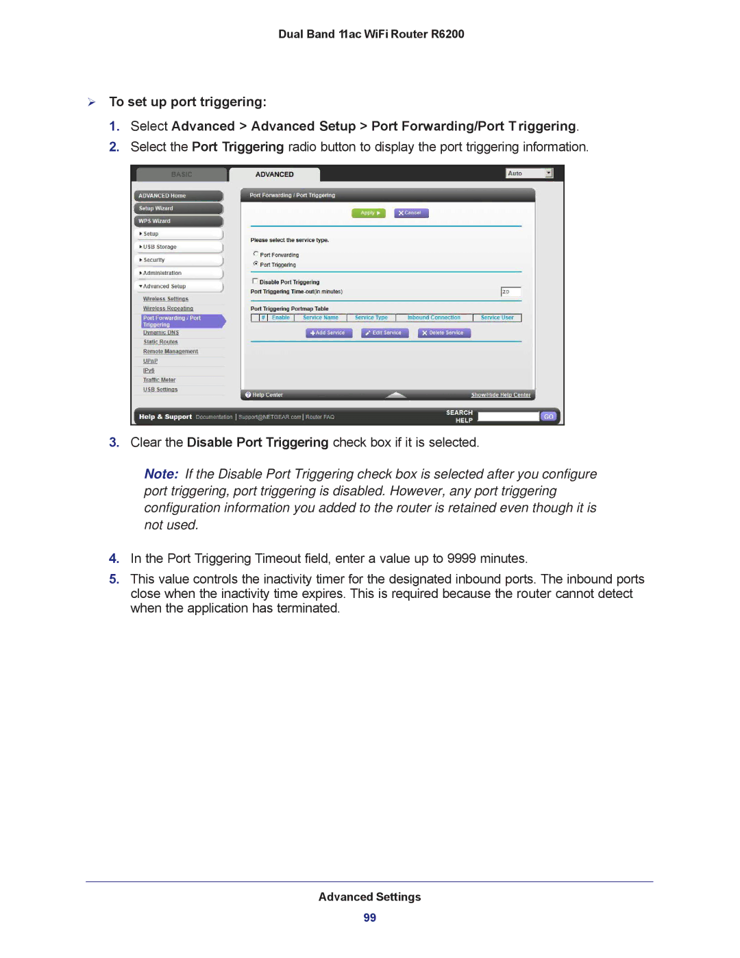 NETGEAR R6200-100NAS user manual Dual Band 11ac WiFi Router R6200 