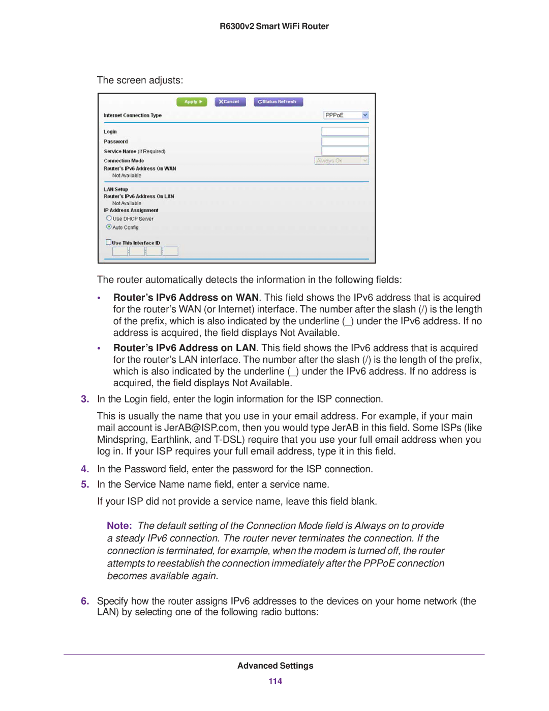 NETGEAR R6300 user manual 114 