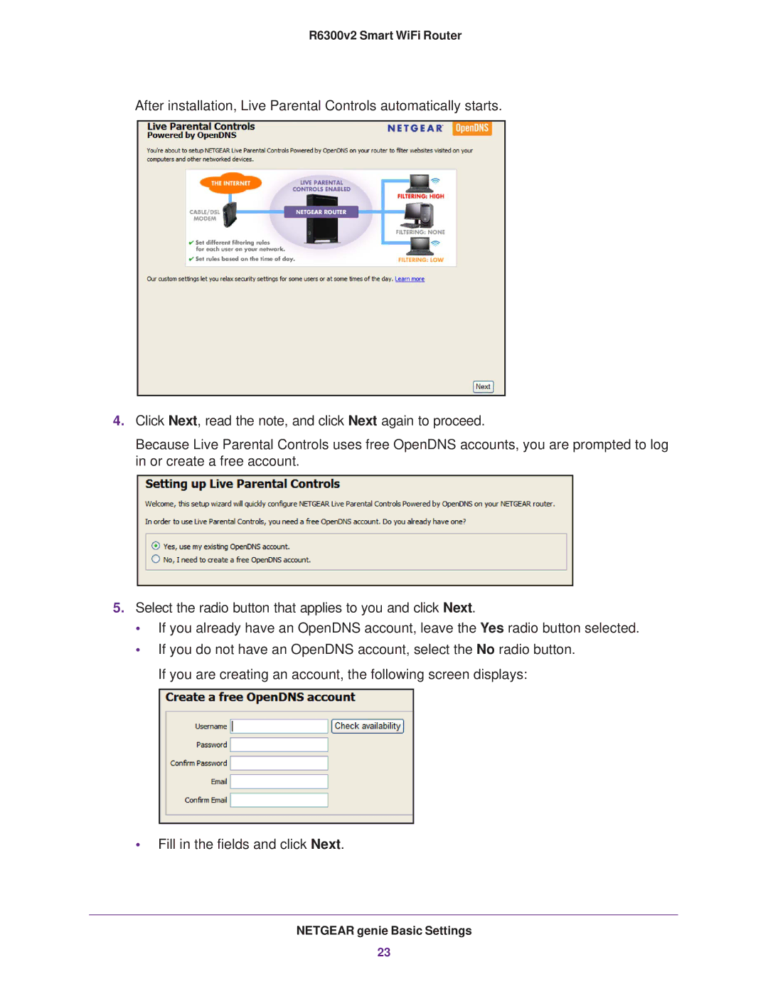 NETGEAR user manual R6300v2 Smart WiFi Router 