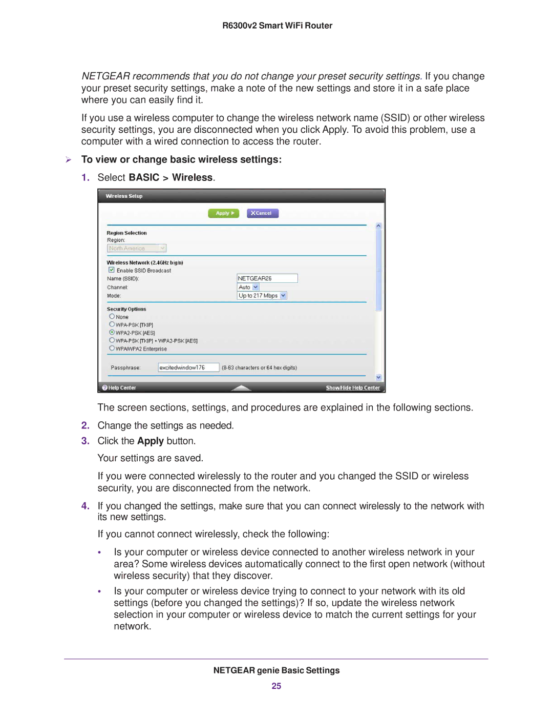 NETGEAR user manual R6300v2 Smart WiFi Router 