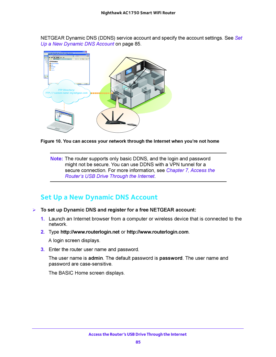 NETGEAR R6700 user manual Set Up a New Dynamic DNS Account 