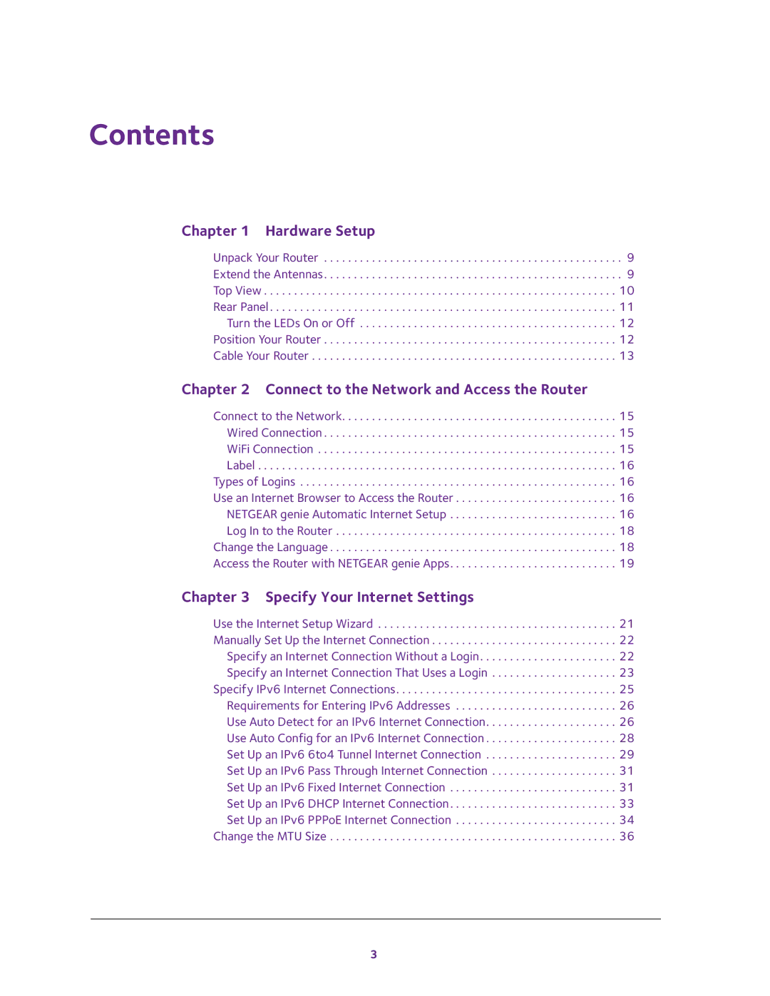 NETGEAR R8000 user manual Contents 