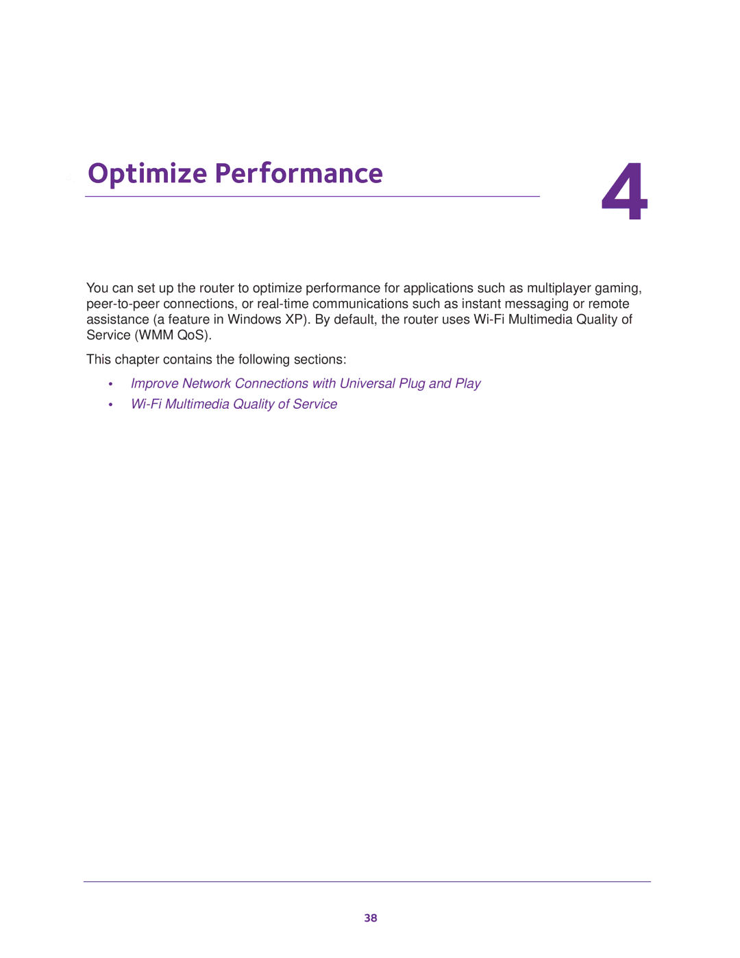 NETGEAR R8000 user manual Optimize Performance 