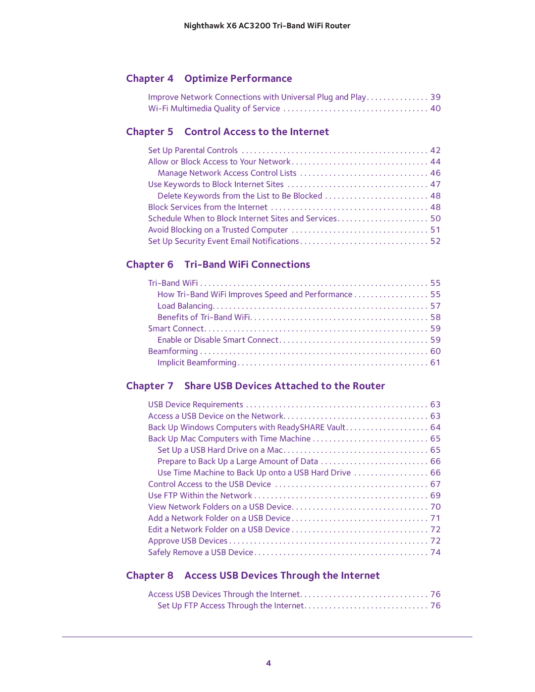 NETGEAR R8000 user manual Optimize Performance 