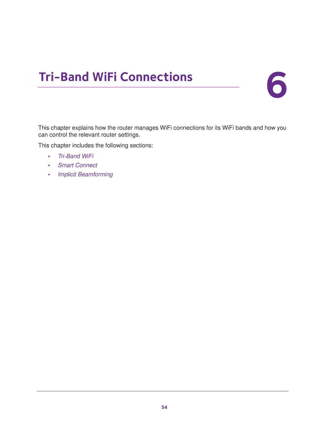 NETGEAR R8000 user manual Tri-Band WiFi Connections 