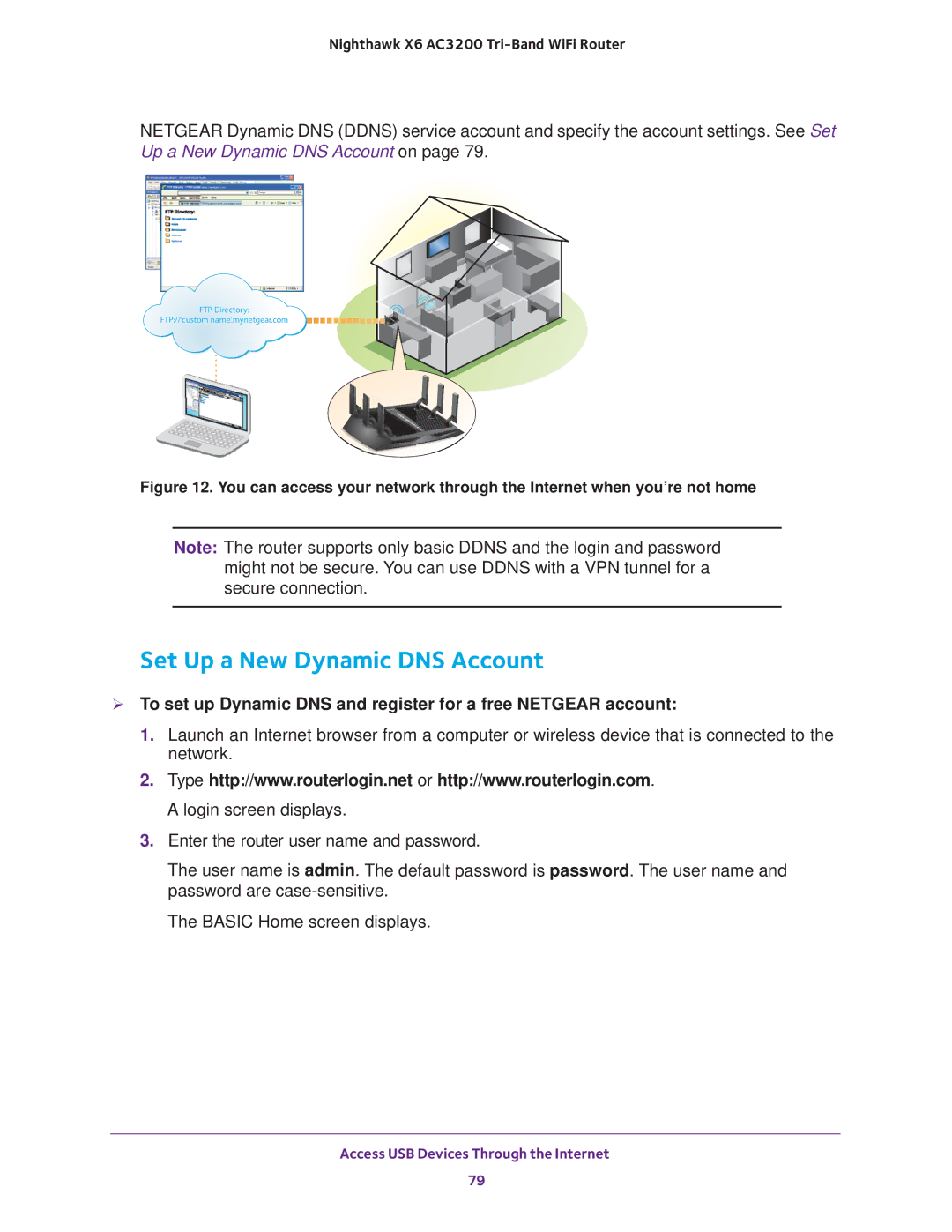 NETGEAR R8000 user manual Set Up a New Dynamic DNS Account 